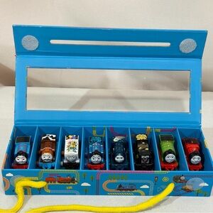 Thomas The Train Engine Mini Locomotives Lot Of 8 Collectibles With Box